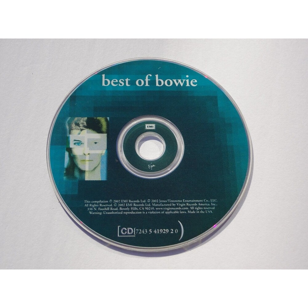 David Bowie‎ – Best of Bowie CD 2002 EMI Virgin Rock Pop Compilation